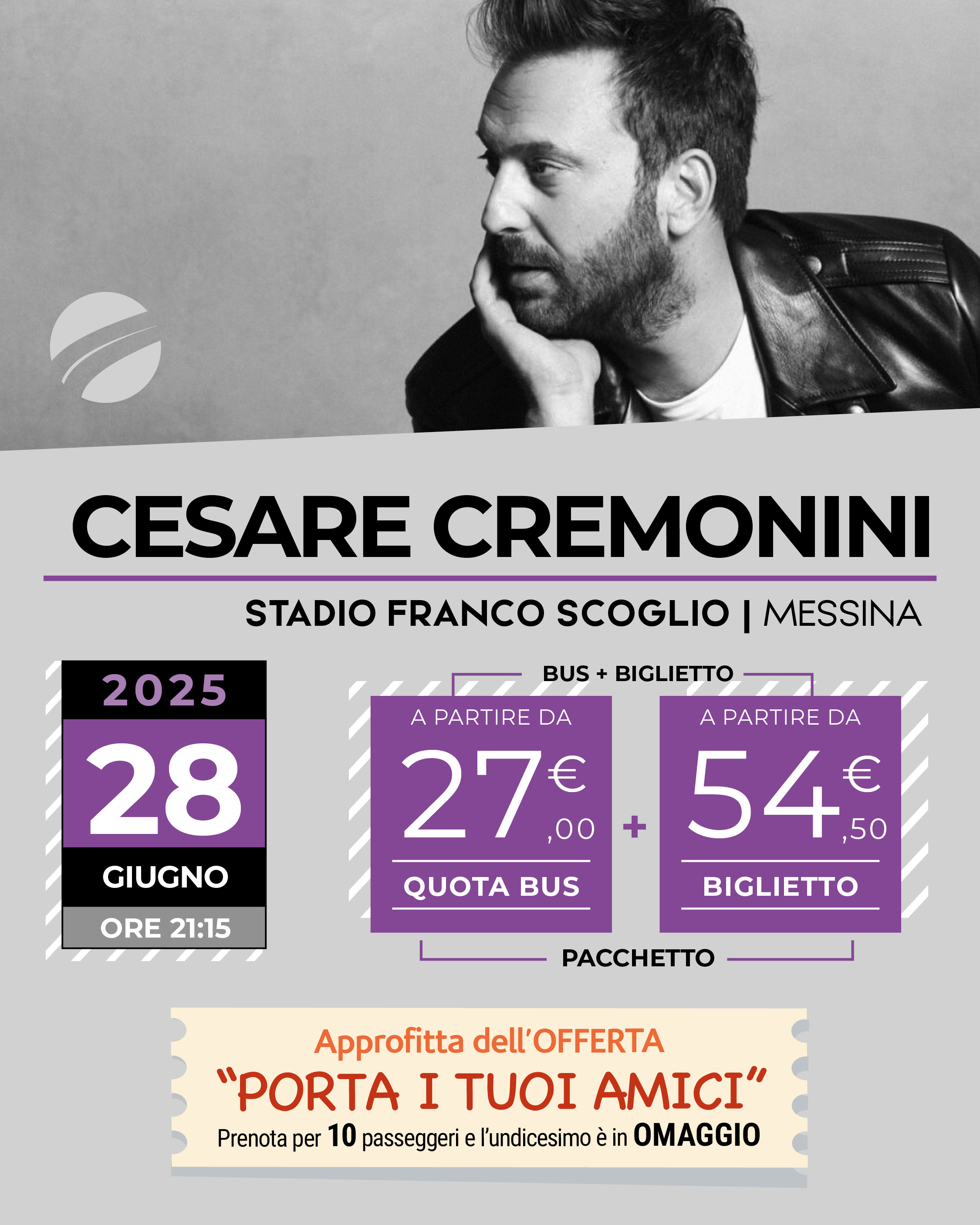 CESARE CREMONINI - MESSINA - 28 giugno 2025