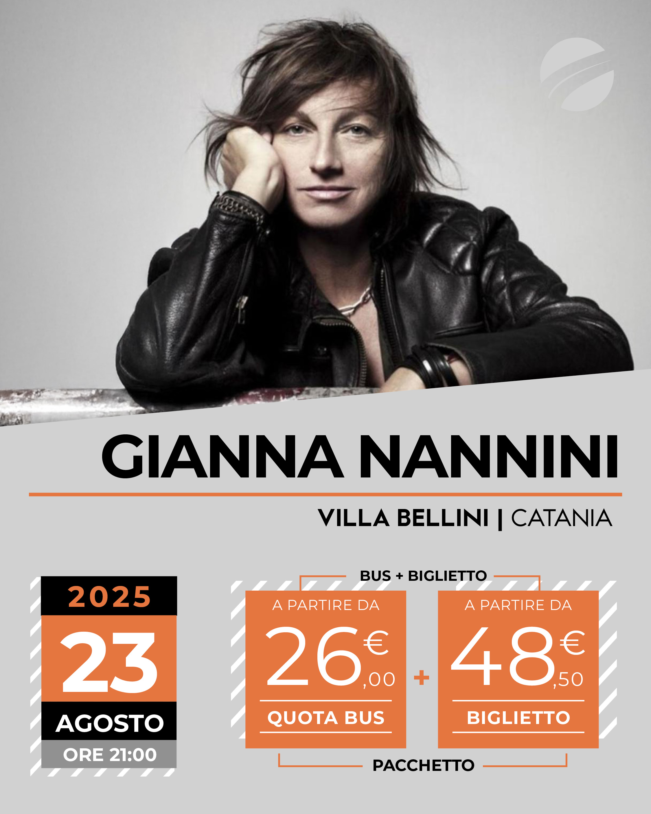 GIANNA NANNINI - CATANIA - 23 AGOSTO 2025