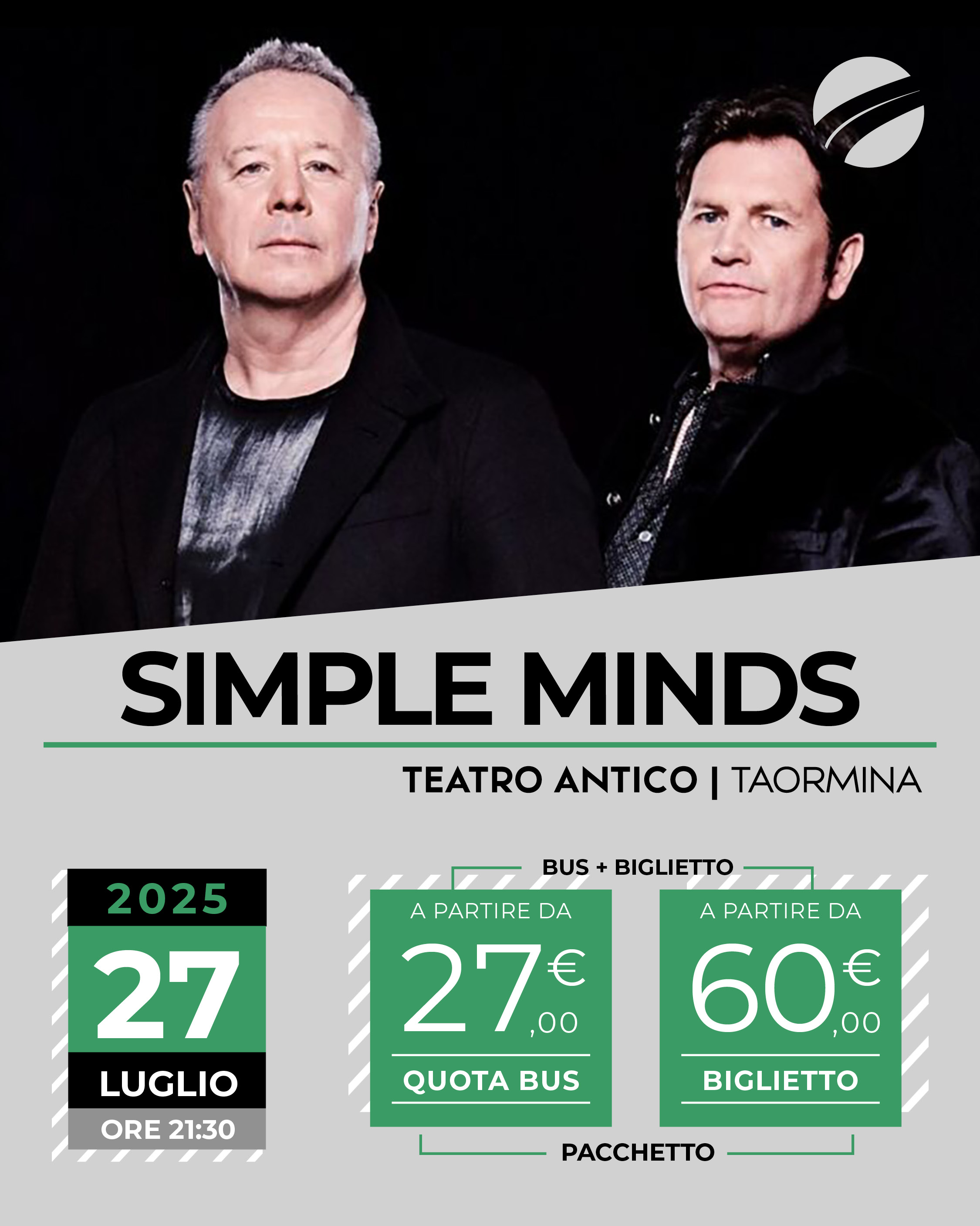 SIMPLE MINDS - TAORMINA - 27 LUGLIO 2025