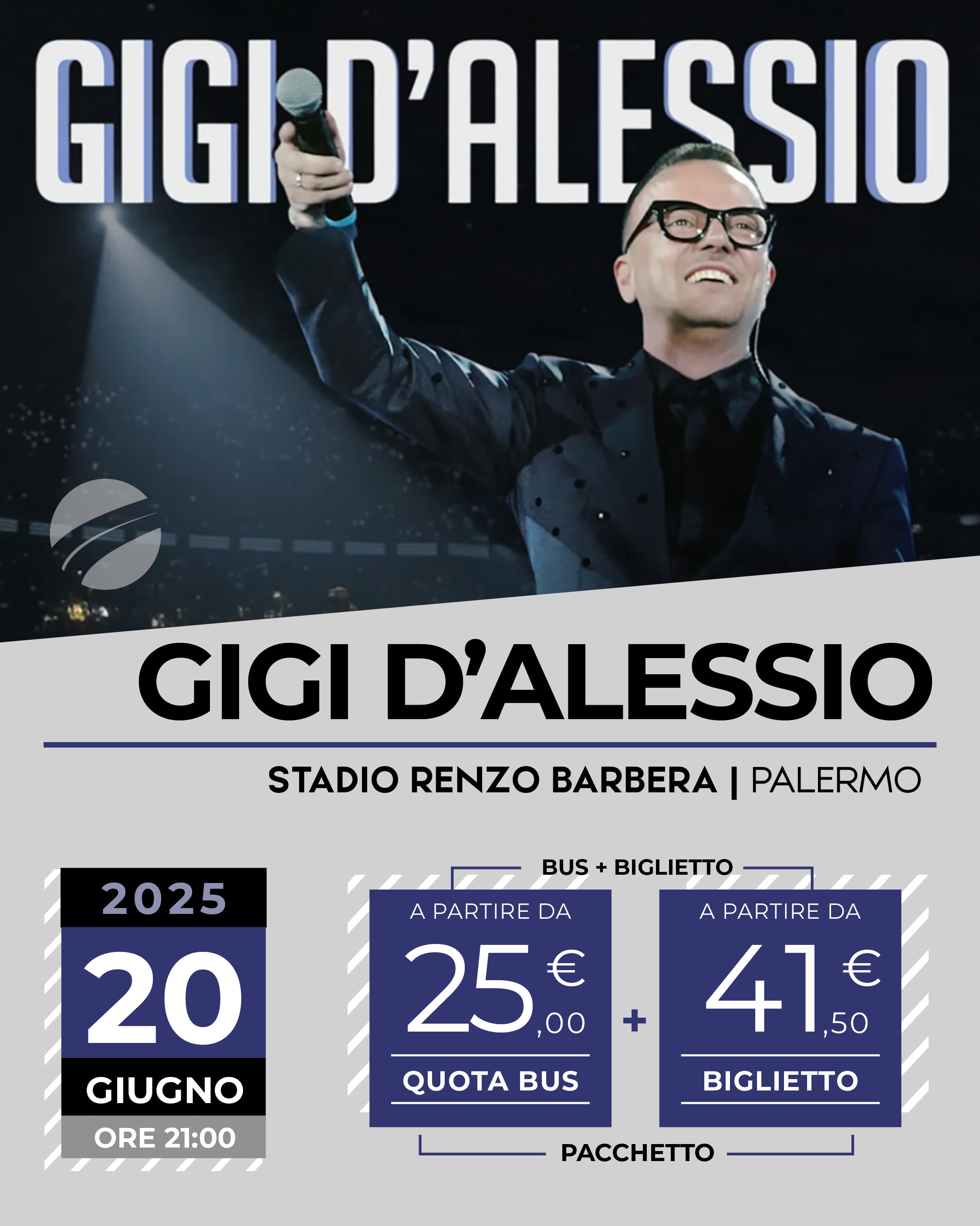 GIGI D'ALESSIO - PALERMO - 20 GIUGNO 2025