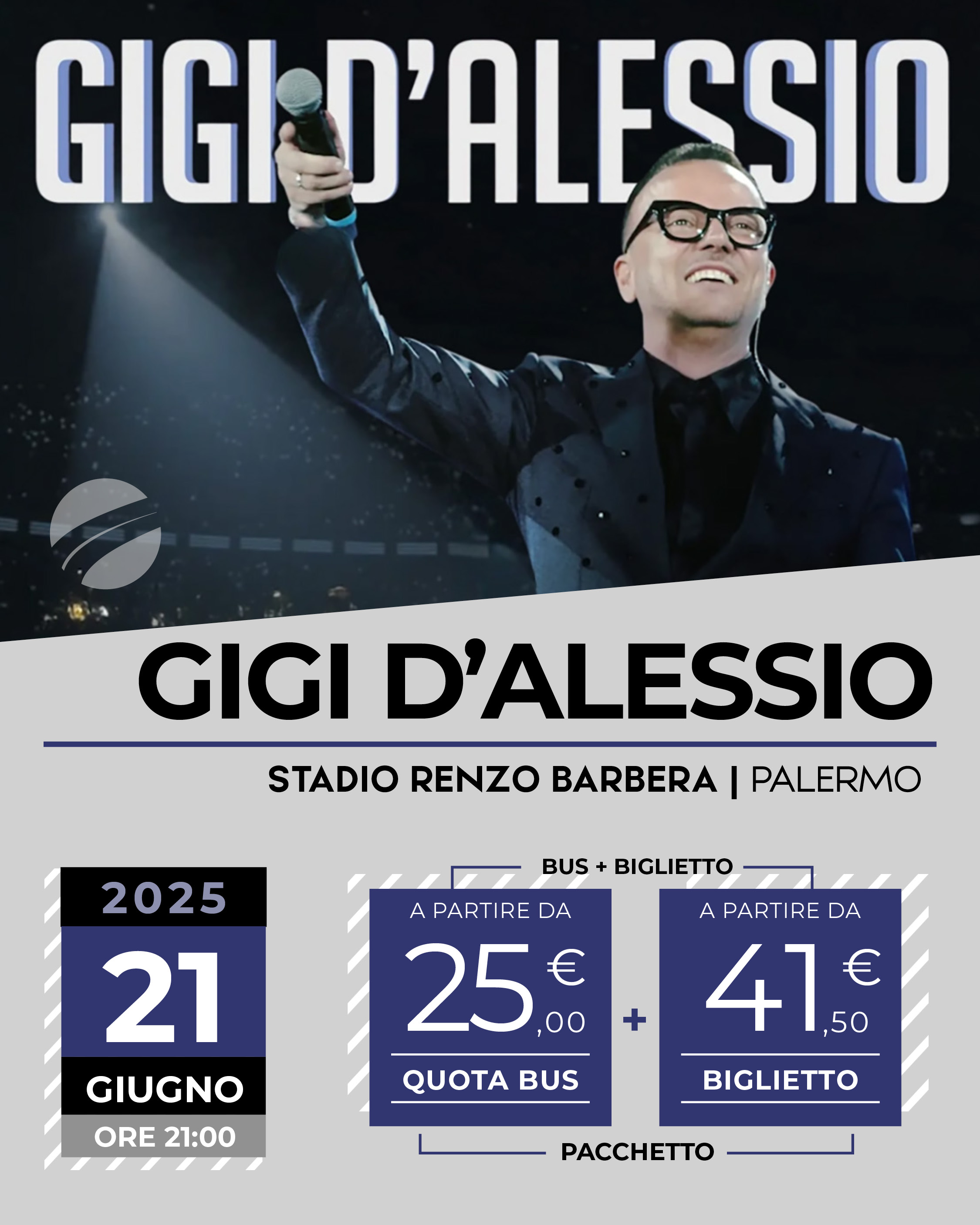 GIGI D'ALESSIO - PALERMO - 21 GIUGNO 2025