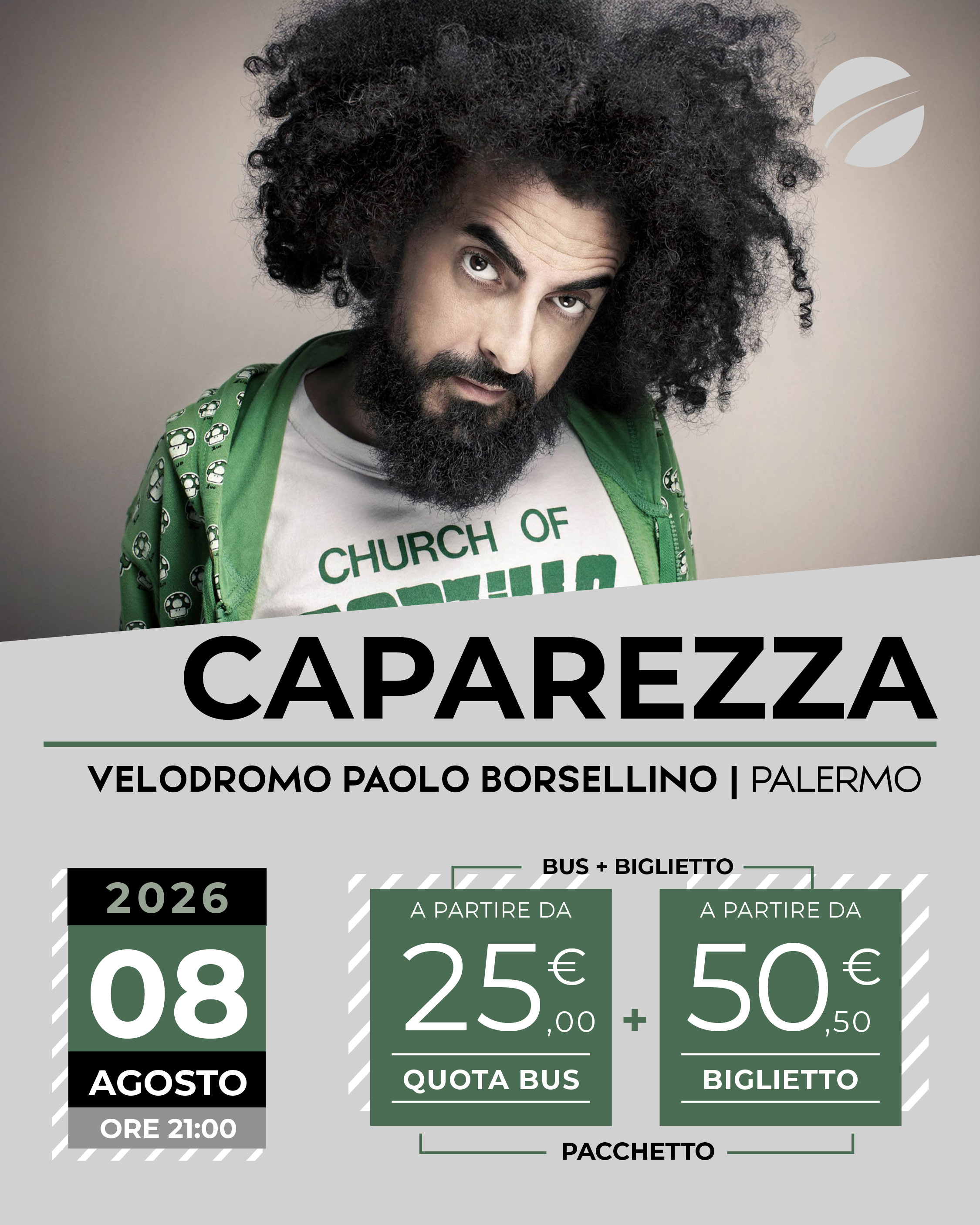 CAPAREZZA - PALERMO - 08 AGOSTO 2026