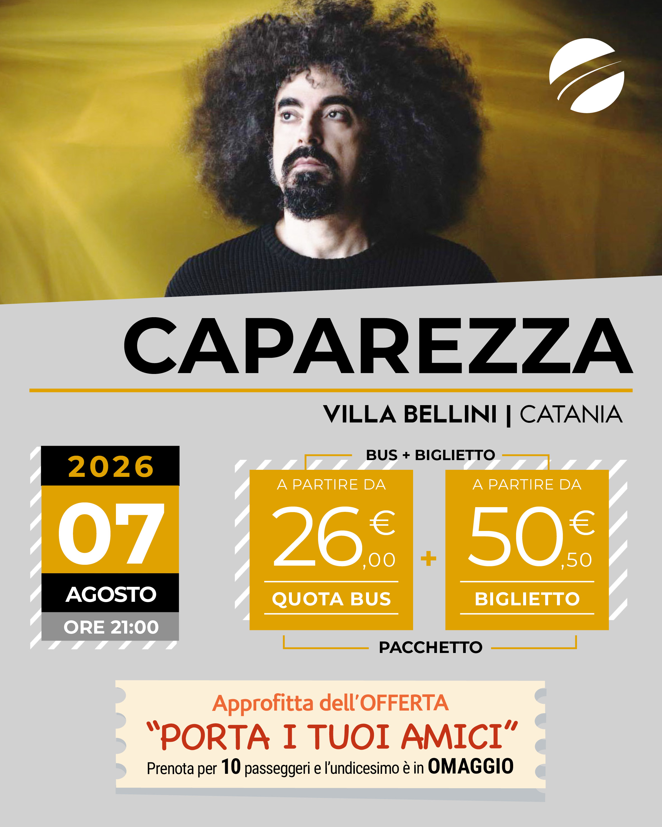 CAPAREZZA - CATANIA - 7 AGOSTO 2026