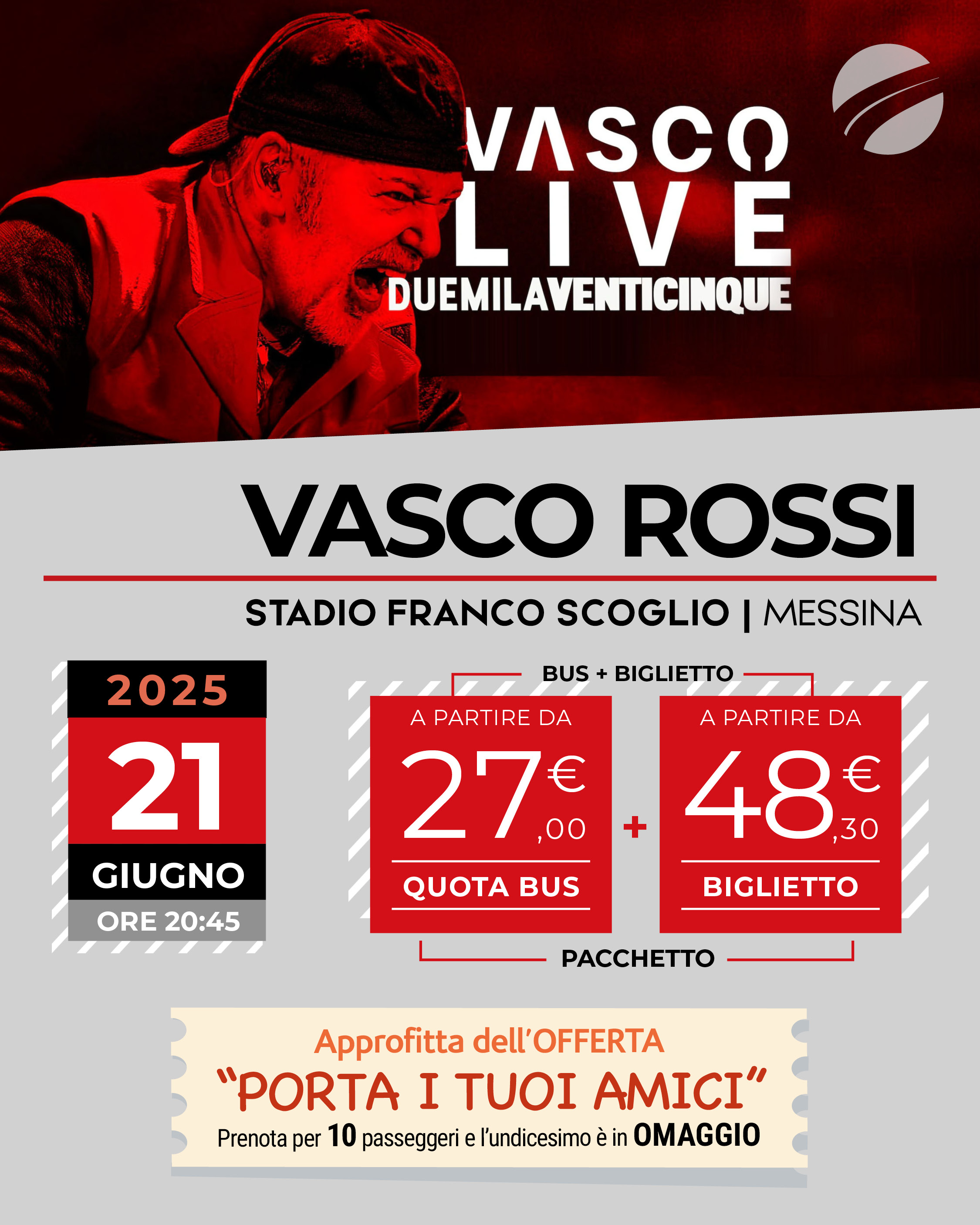VASCO ROSSI - MESSINA - 21 giugno 2025