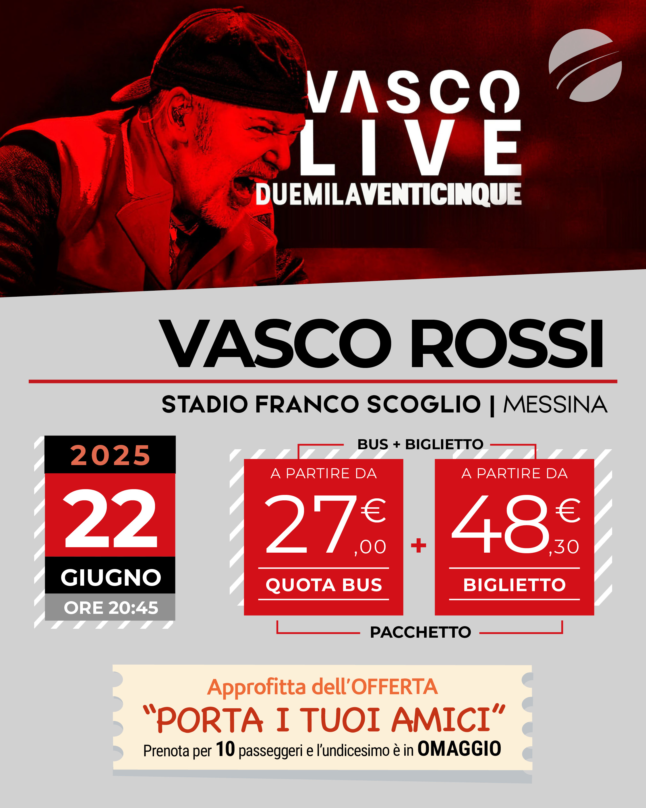 VASCO ROSSI - MESSINA - 22 giugno 2025