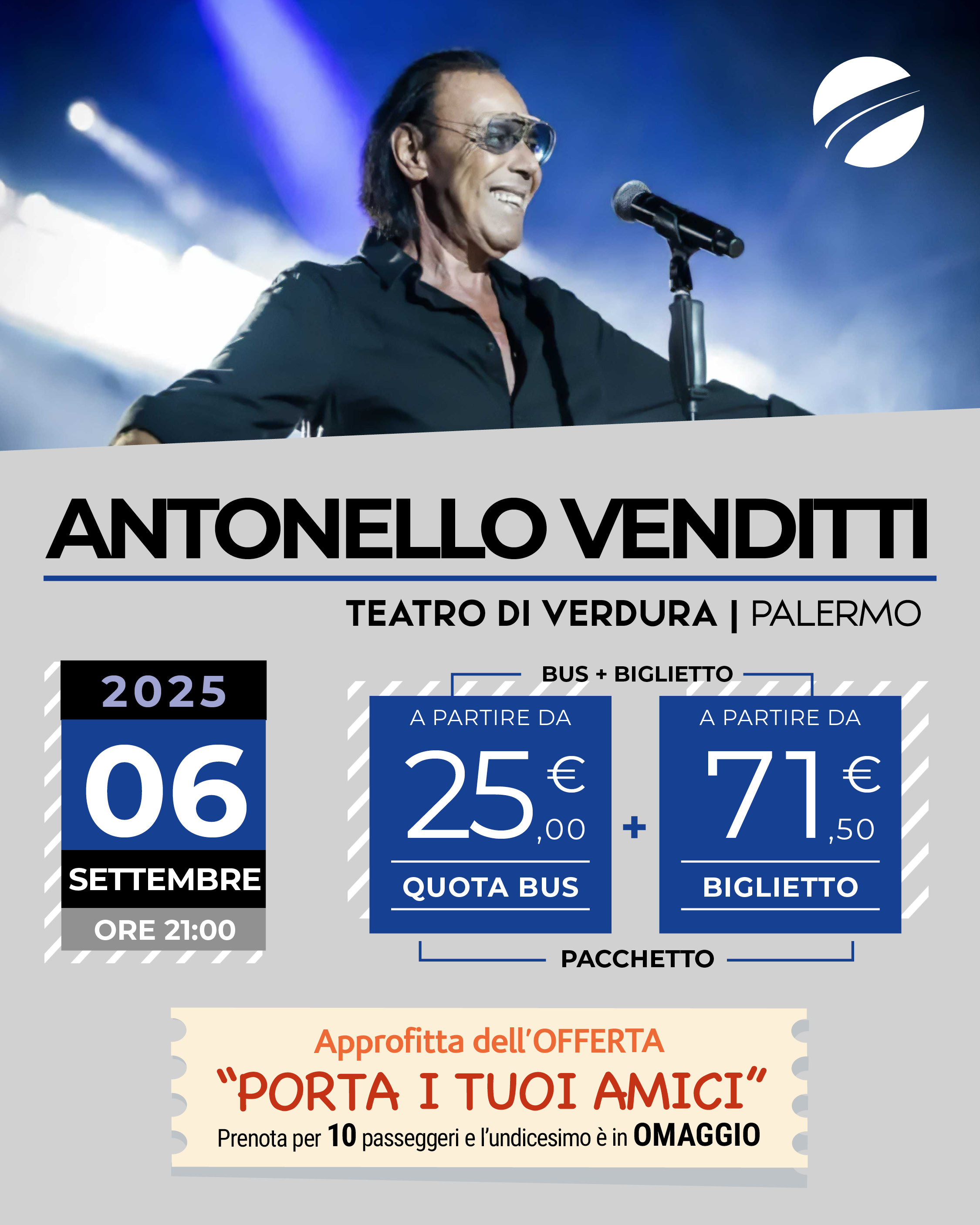 ANTONELLO VENDITTI - PALERMO - 06 SETTEMBRE 2025