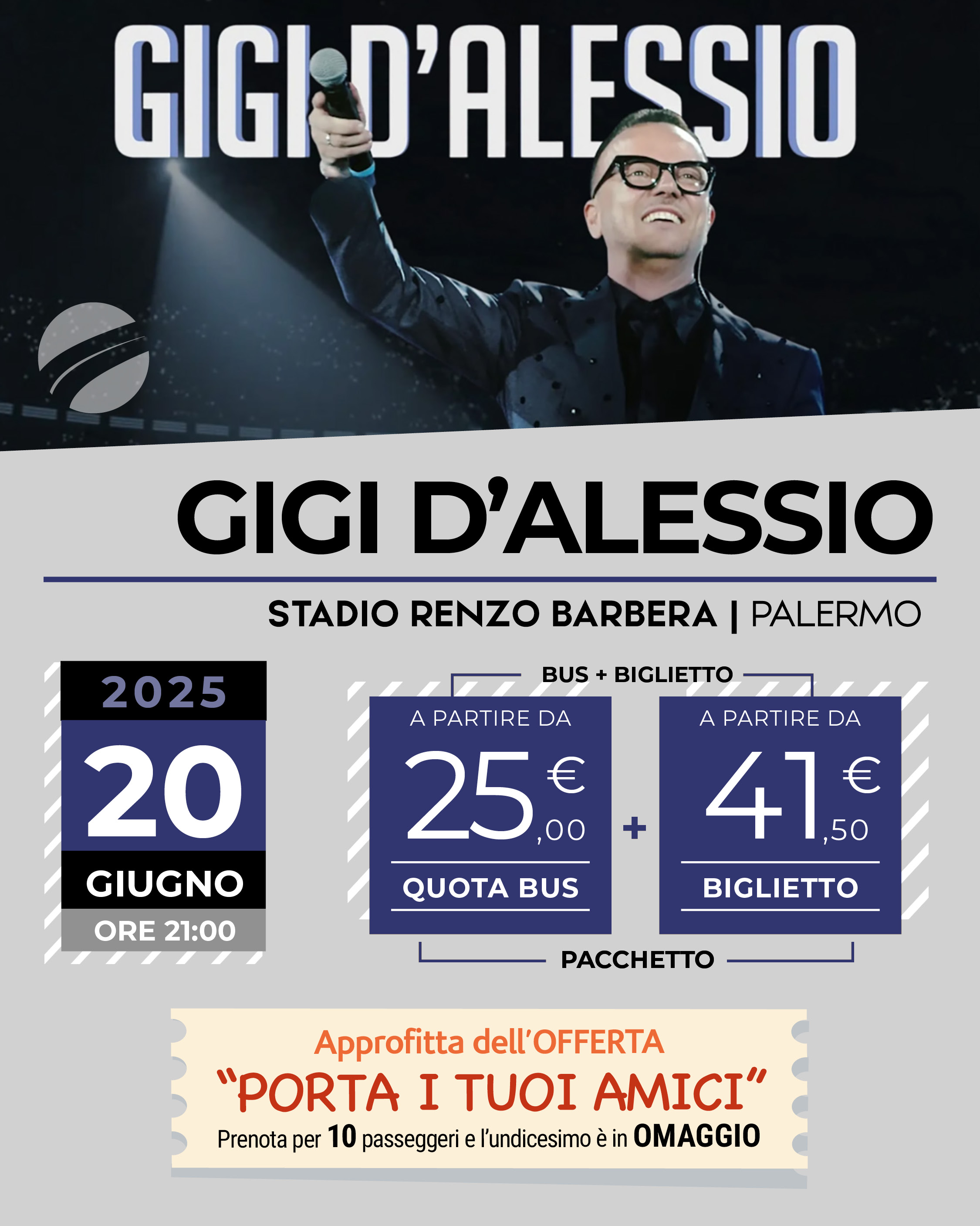 GIGI D'ALESSIO - PALERMO - 20 GIUGNO 2025