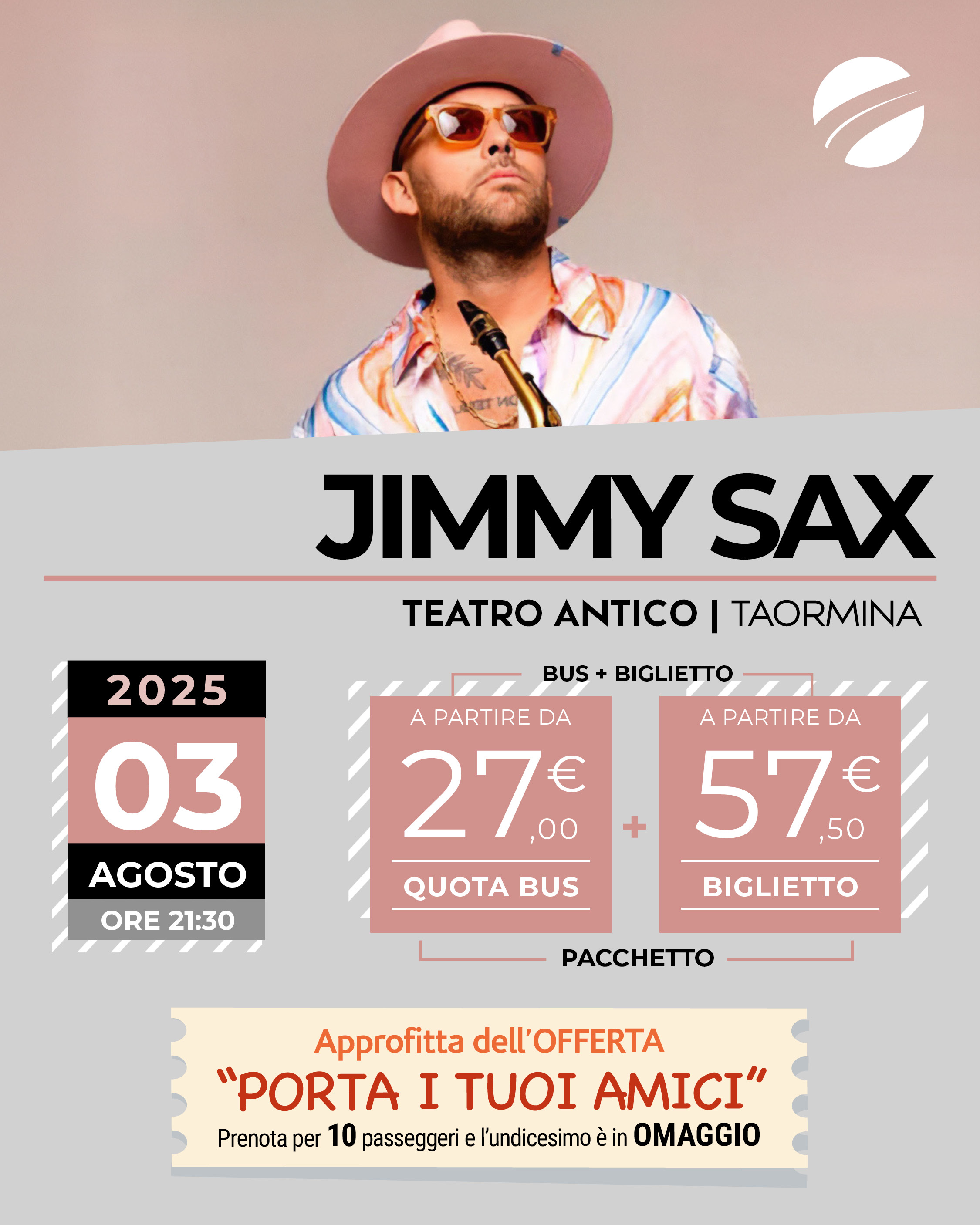 JIMMI SAX - TAORMINA - 03 AGOSTO 2025