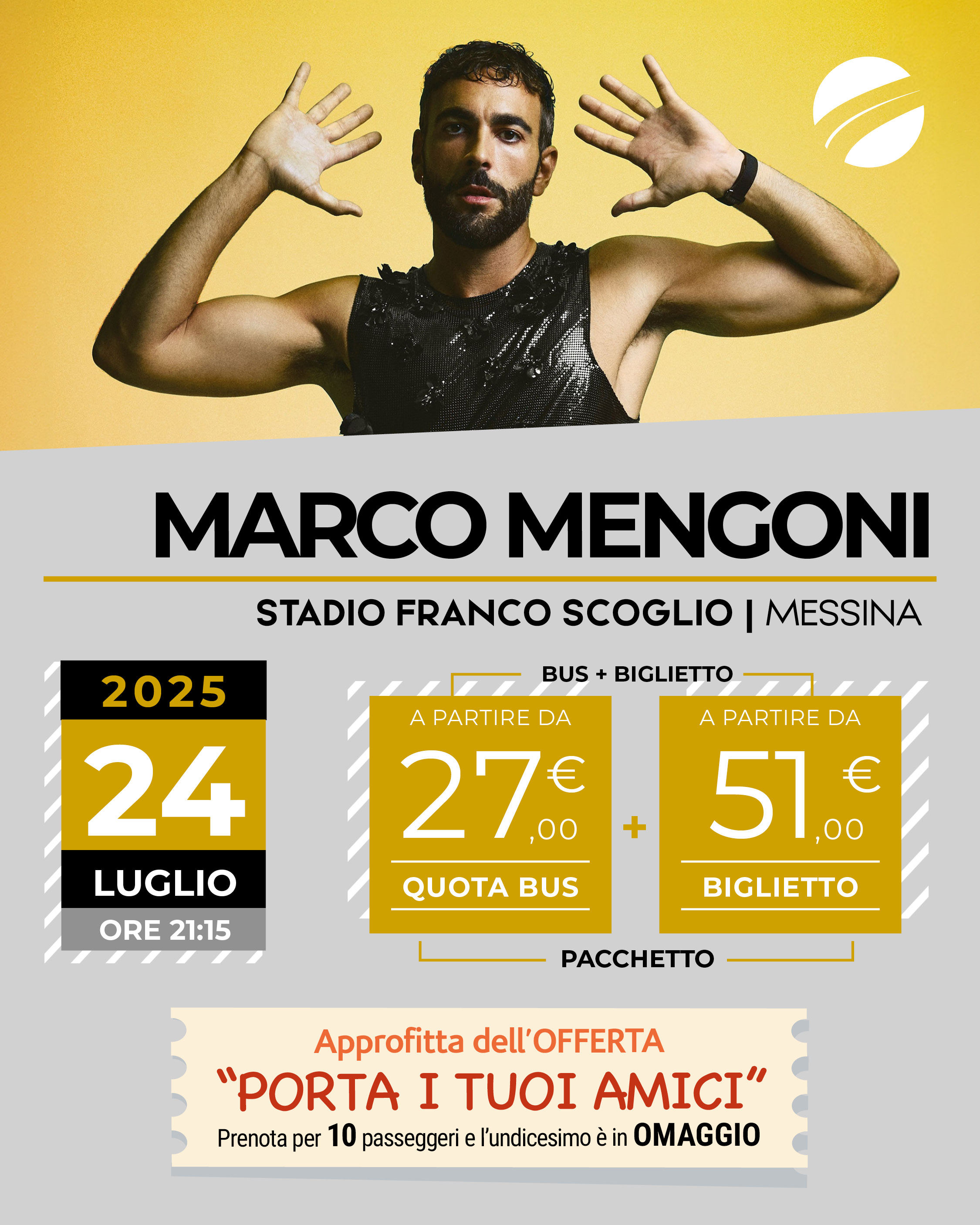 Marco Mengoni - MESSINA - 24 luglio 2025