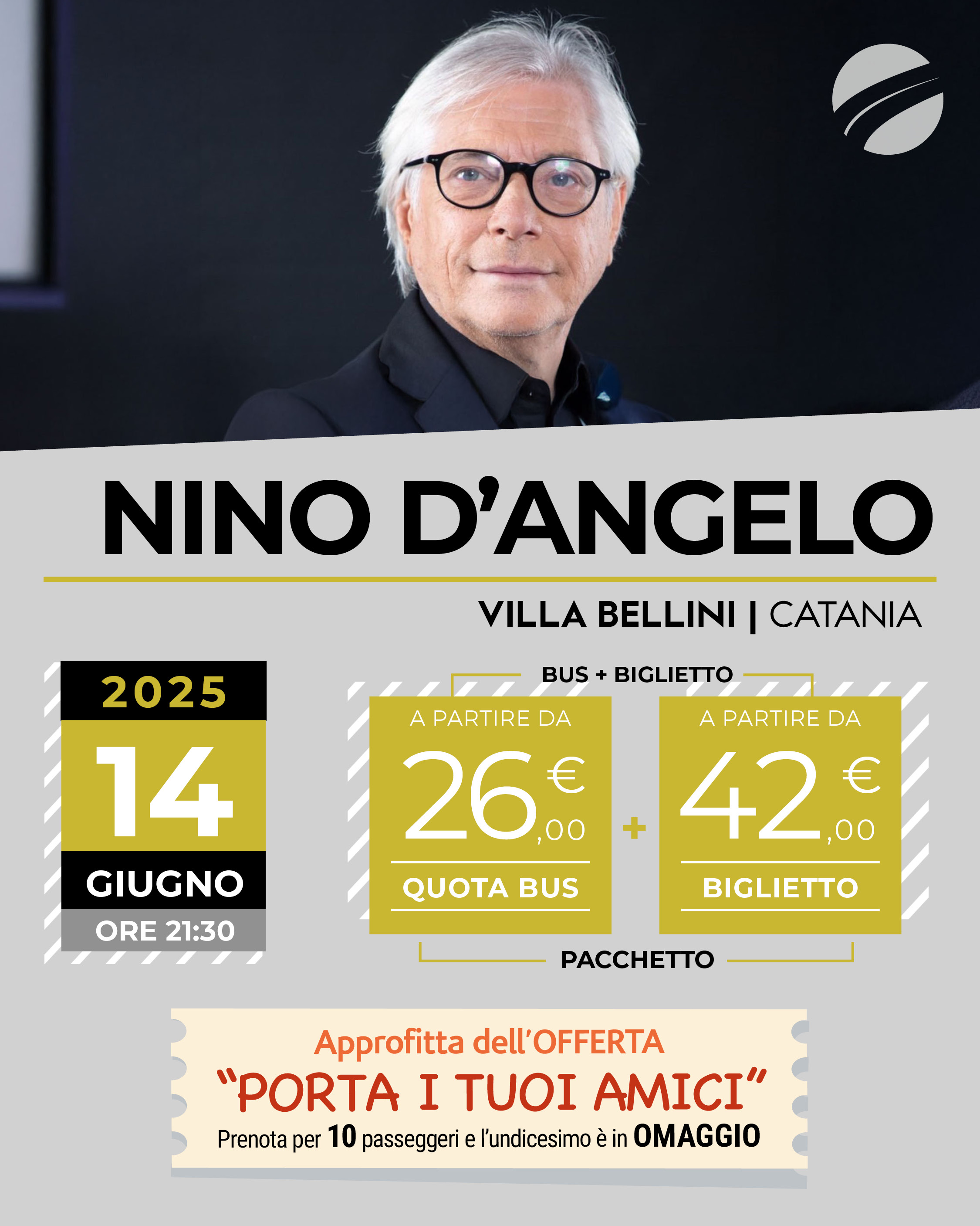 NINO D'ANGELO - CATANIA - 14 GIUGNO 2025