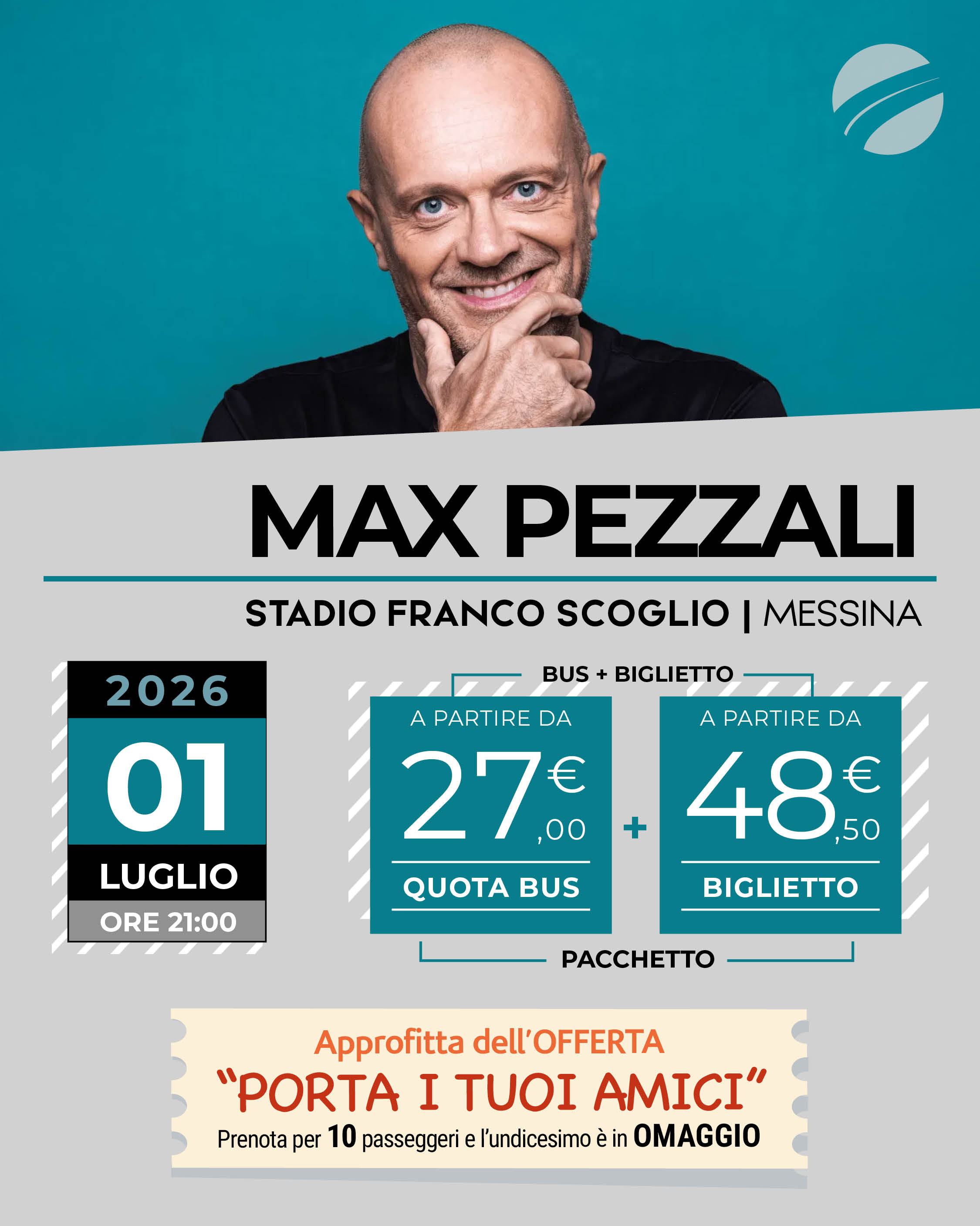 MAX PEZZALI - MESSINA - 01 luglio 2026