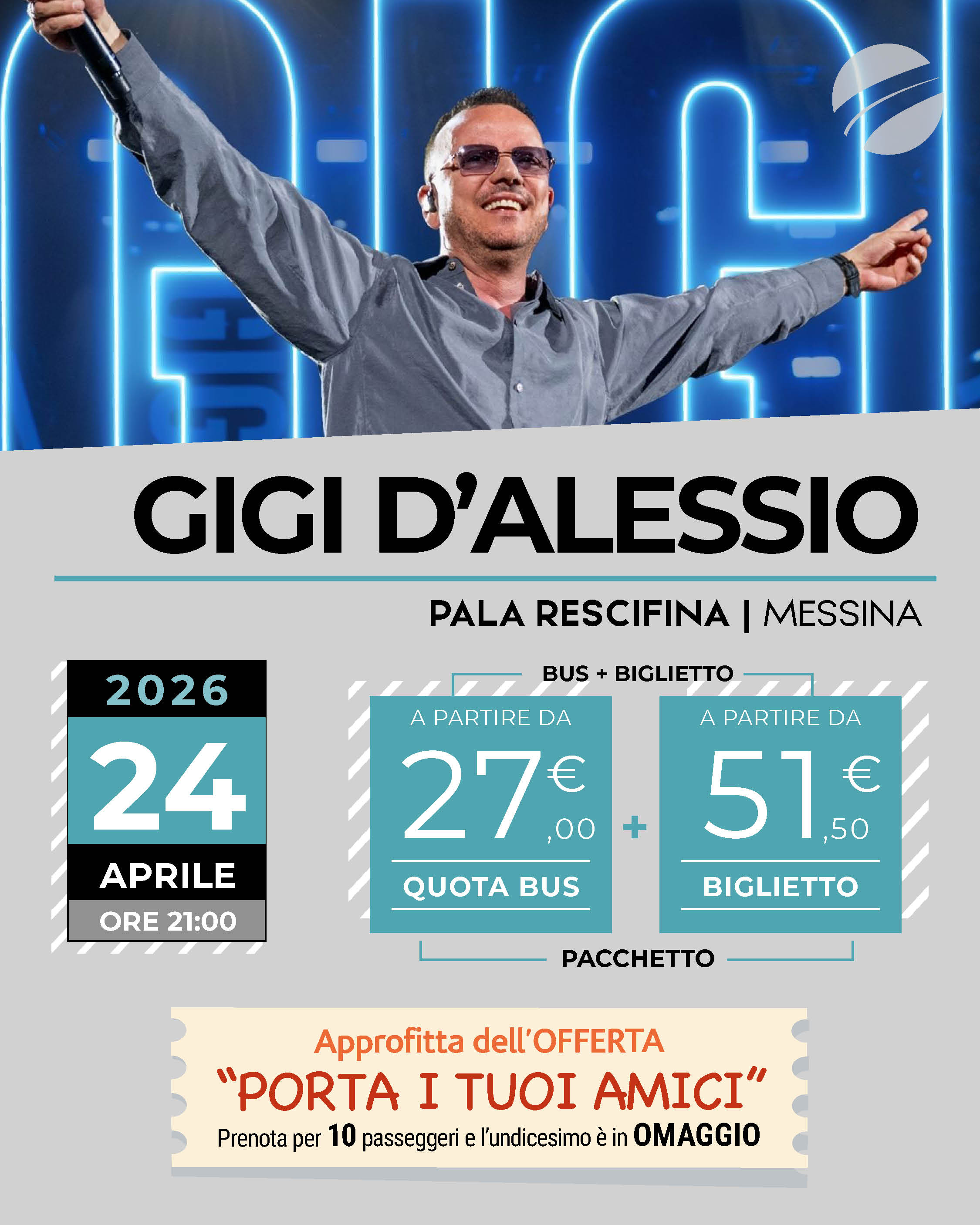 GIGI D'ALESSIO - MESSINA - 24 aprile 2026