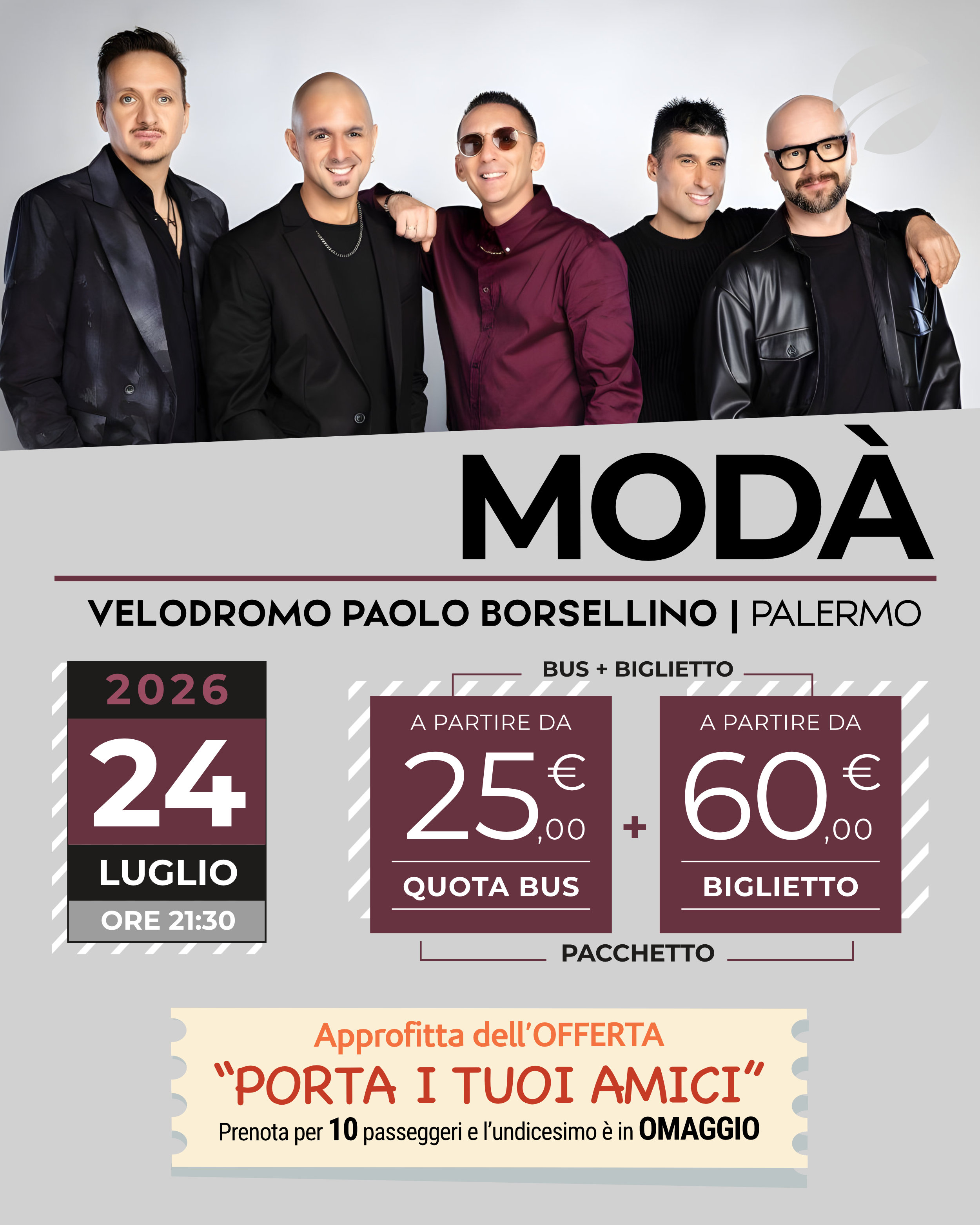 MODÀ - PALERMO - 24 LUGLIO 2026