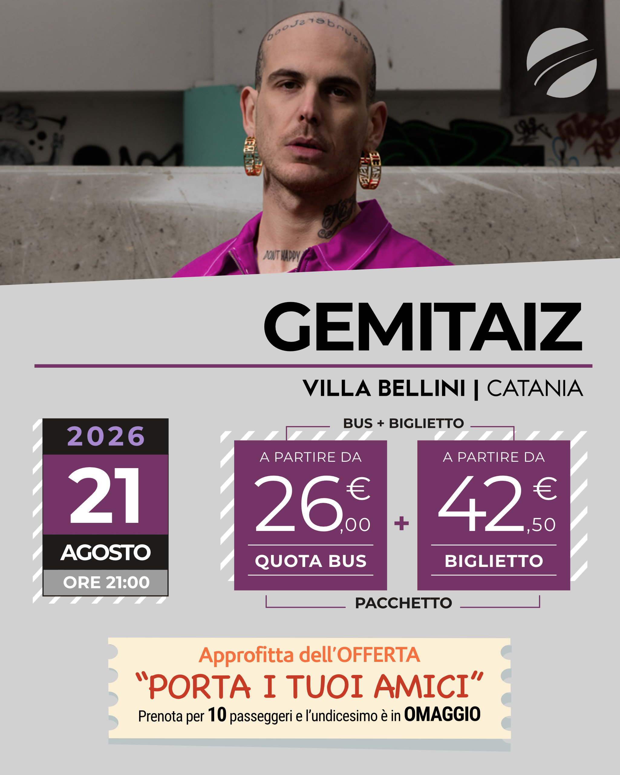 GEMITAIZ - CATANIA - 21 AGOSTO 2026