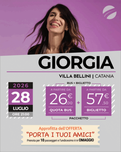 GIORGIA - CATANIA - 28 LUGLIO 2026