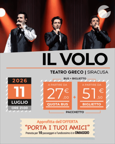 IL VOLO - SIRACUSA - 11 LUGLIO 2026