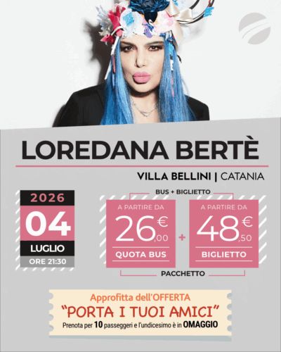 LOREDANA BERTÈ - CATANIA - 04 LUGLIO 2026