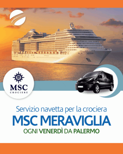 MSC MERAVIGLIA - Servizio Navetta per porto di Palermo