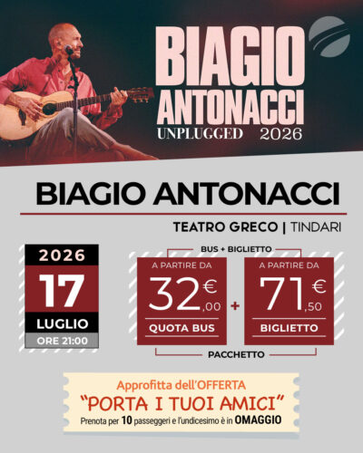 BIAGIO ANTONACCI - TINDARI - 17 luglio 2026