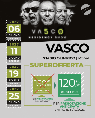 VASCO ROSSI - ROMA - GIUGNO 2027