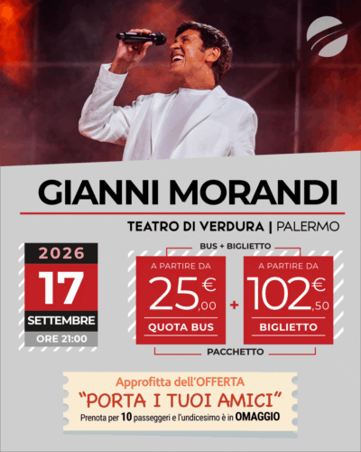 GIANNI MORANDI - PALERMO - 17 SETTEMBRE 2026